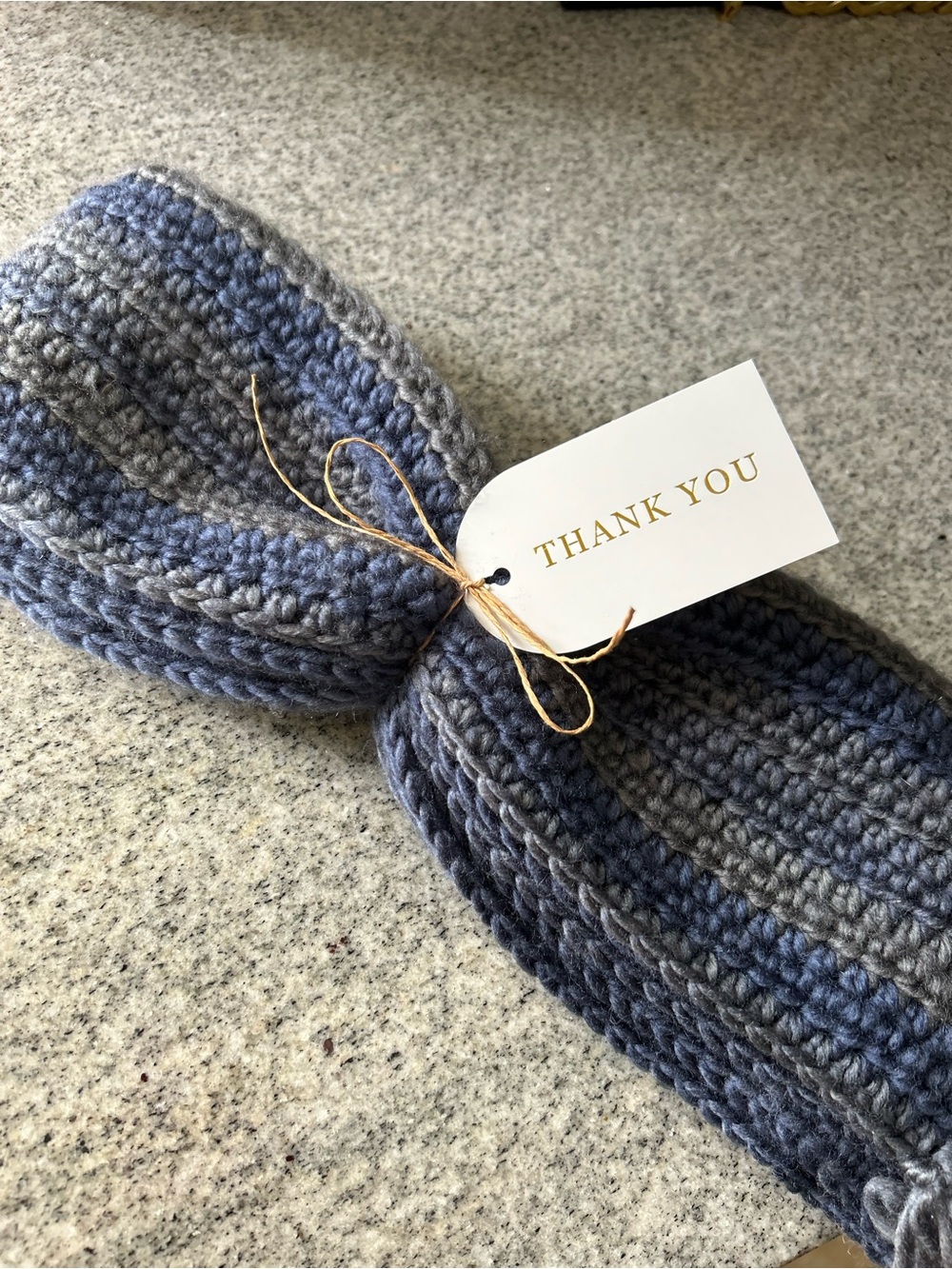 Original Handmade Knit One of a Kind Crochet Scarf